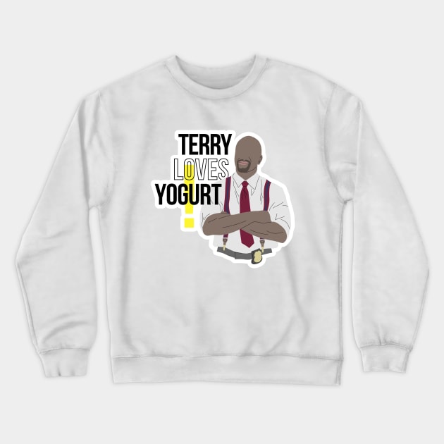 Brooklyn 99 Terry Jeffords Crewneck Sweatshirt by EllaPhanta